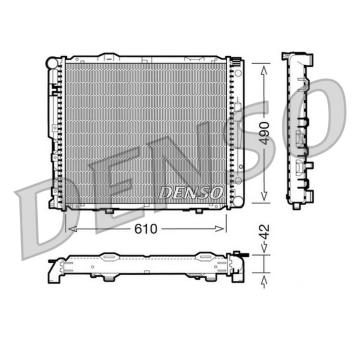 Chladič, chlazení motoru DENSO DRM17033