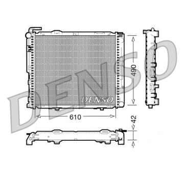 Chladič, chlazení motoru DENSO DRM17035