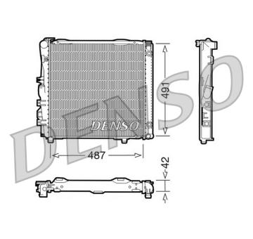 Chladič, chlazení motoru DENSO DRM17052