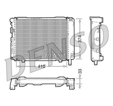 Chladič motora DENSO DRM17062