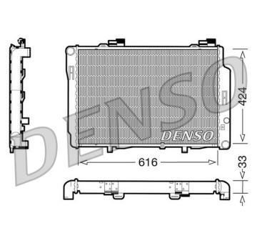 Chladič, chlazení motoru DENSO DRM17070
