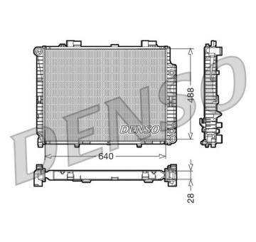 Chladič, chlazení motoru DENSO DRM17101