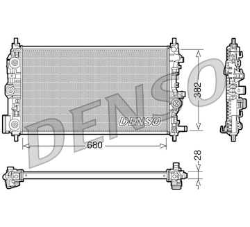 Chladič, chlazení motoru DENSO DRM20009
