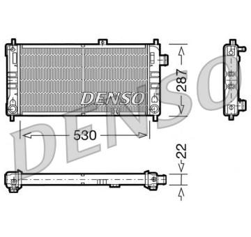 Chladič, chlazení motoru DENSO DRM20062