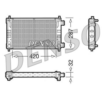 Chladič, chlazení motoru DENSO DRM20063