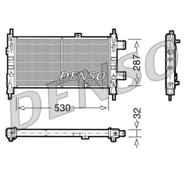 Chladič motora DENSO DRM20065