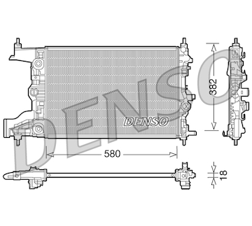 Chladič, chlazení motoru DENSO DRM20099