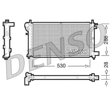 Chladič, chlazení motoru DENSO DRM21003