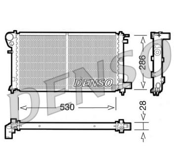 Chladič, chlazení motoru DENSO DRM21004