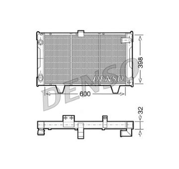 Chladič, chlazení motoru DENSO DRM21061