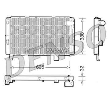 Chladič motora DENSO DRM21075