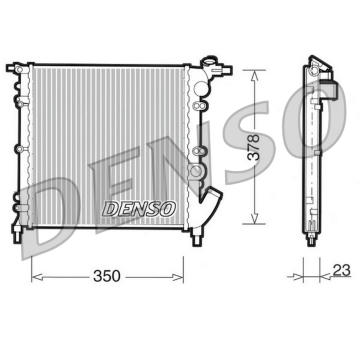 Chladič, chlazení motoru DENSO DRM23003