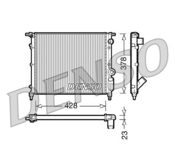 Chladič, chlazení motoru DENSO DRM23004