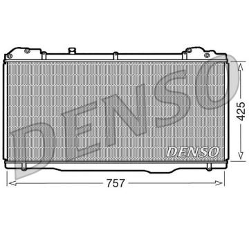 Chladič, chlazení motoru DENSO DRM23023