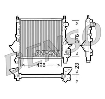 Chladič motora DENSO DRM23080