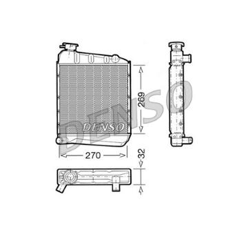 Chladič, chlazení motoru DENSO DRM24031