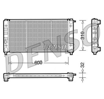 Chladič motora DENSO DRM26002