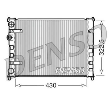 Chladič, chlazení motoru DENSO DRM26007