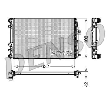 Chladič, chlazení motoru DENSO DRM26011
