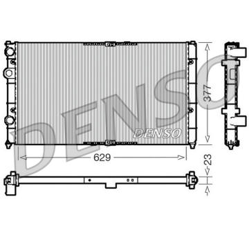 Chladič, chlazení motoru DENSO DRM26040