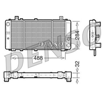 Chladič, chlazení motoru DENSO DRM27001