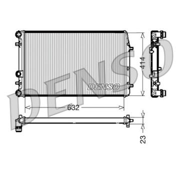 Chladič motora DENSO DRM27005