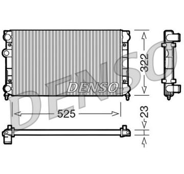 Chladič, chlazení motoru DENSO DRM32005