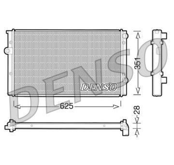 Chladič, chlazení motoru DENSO DRM32008