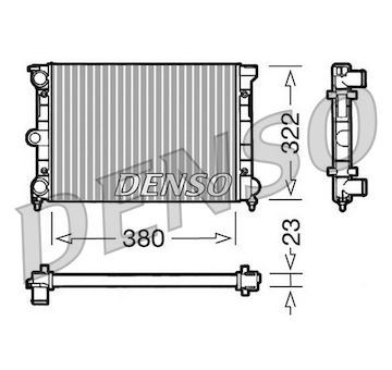 Chladič, chlazení motoru DENSO DRM32032