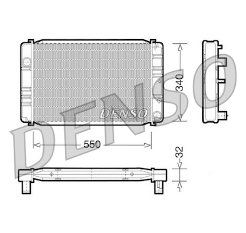 Chladič, chlazení motoru DENSO DRM33010