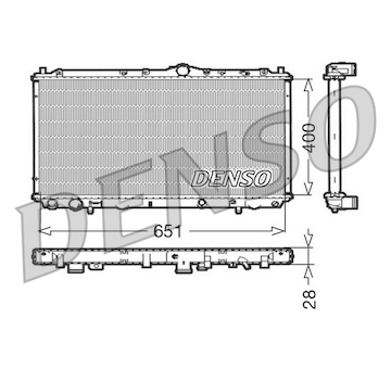 Chladič, chlazení motoru DENSO DRM33060