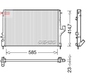 Chladič motora DENSO DRM37001