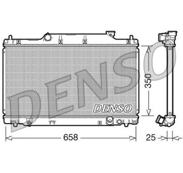 Chladič, chlazení motoru DENSO DRM40007