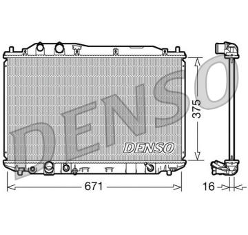 Chladič, chlazení motoru DENSO DRM40018