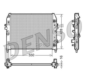 Chladič, chlazení motoru DENSO DRM44009