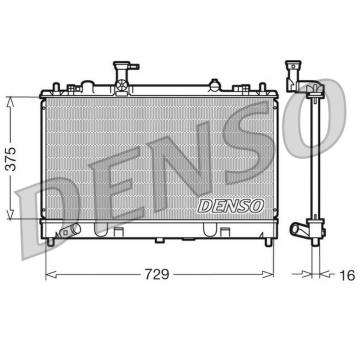 Chladič, chlazení motoru DENSO DRM44011