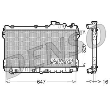 Chladič, chlazení motoru DENSO DRM44015