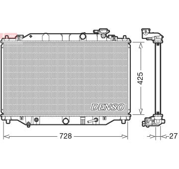 Chladič, chlazení motoru DENSO DRM44041