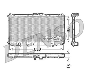 Chladič, chlazení motoru DENSO DRM45010