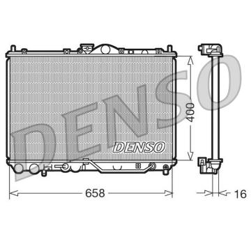 Chladič, chlazení motoru DENSO DRM45011