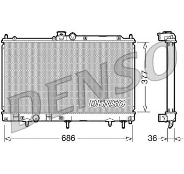 Chladič, chlazení motoru DENSO DRM45026