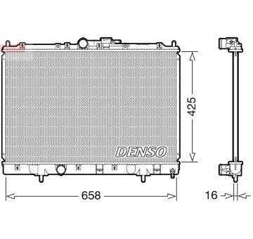 Chladič, chlazení motoru DENSO DRM45051