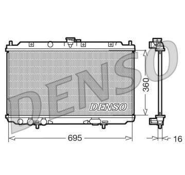 Chladič, chlazení motoru DENSO DRM46012