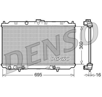 Chladič, chlazení motoru DENSO DRM46024