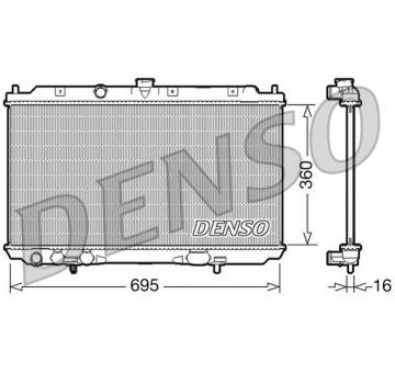 Chladič, chlazení motoru DENSO DRM46025