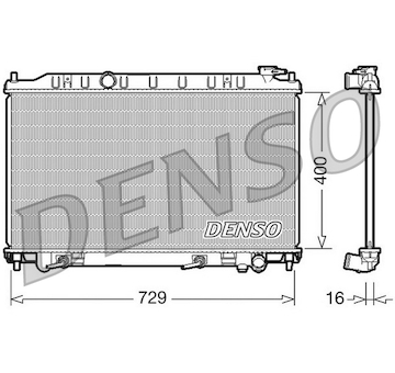 Chladič, chlazení motoru DENSO DRM46033