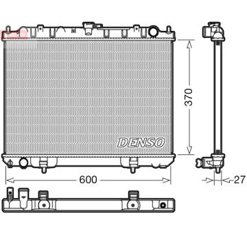 Chladič, chlazení motoru DENSO DRM46039