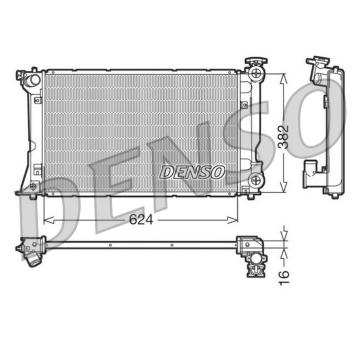 Chladič, chlazení motoru DENSO DRM50018