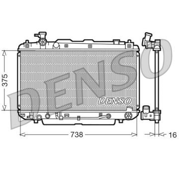 Chladič, chlazení motoru DENSO DRM50022