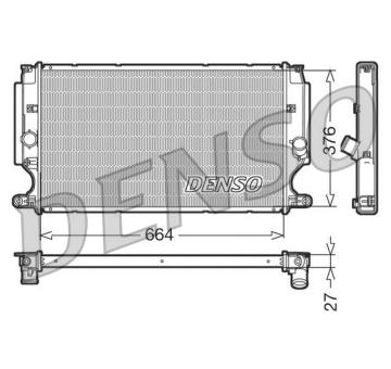 Chladič motora DENSO DRM50024